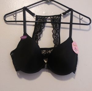 Racerback bra black size 38c